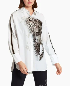 Dames Marccain Sport Blouses*Blouse Ws 51.13 W09 Wit