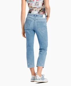 Dames Marccain Sport Broeken*Jeans Ws 82.24 D15 Licht Blauw
