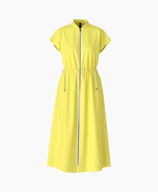 Dames Marccain Sport Bruiloftskleding*Jurk Ws 21.18 W80 Geel