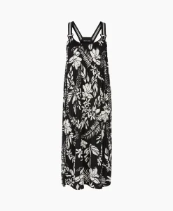 Dames Marccain Sport Bruiloftskleding*Jurk Ws 21.08 W22 Zwart
