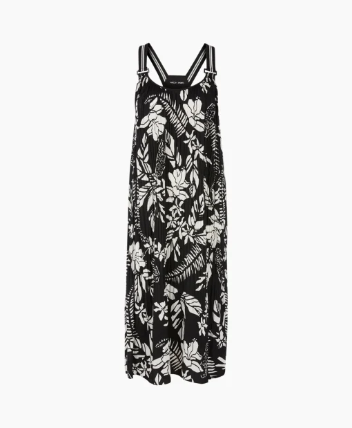 Dames Marccain Sport Bruiloftskleding*Jurk Ws 21.08 W22 Zwart