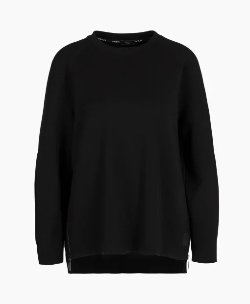 Dames Marccain Sport Truien*Pullover Ws 44.04 J43 Zwart