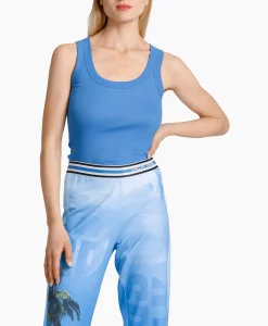 Dames Marccain Sport T-Shirts & Tops*Top Ws 61.25 J50 Donker Blauw
