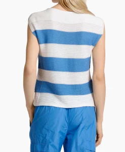Dames Marccain Sport T-Shirts & Tops*Top Ws 61.16 M36 Donker Blauw