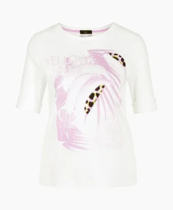 Dames Marccain Sport T-Shirts & Tops*T-Shirt Ws 48.28 J32 Off White
