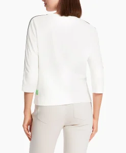 Dames Marccain Sport T-Shirts & Tops*T-Shirt Ws 48.18 J54 Off White