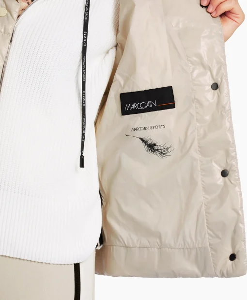 Dames Marccain Sport Jassen*Vest Ws 37.01 W02 Grijs