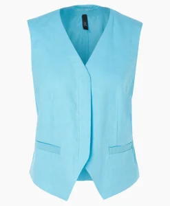 Dames Marccain Sport Jassen*Vest Ws 37.04 W03 Blauw