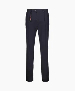 Heren Marco Pescarolo Broeken*Pantalon Bros Zip 4829 Blauw