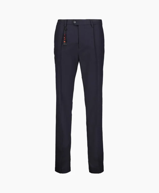Heren Marco Pescarolo Broeken*Pantalon Bros Zip 4829 Blauw