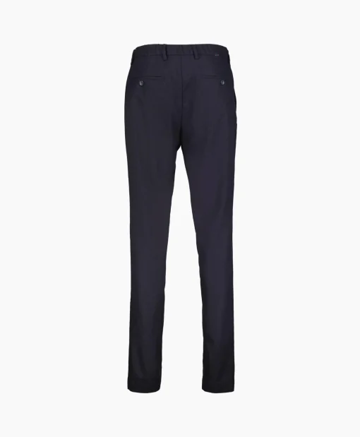 Heren Marco Pescarolo Broeken*Pantalon Bros Zip 4829 Blauw