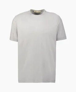 Heren Maurizio Baldassari T-Shirts*T-Shirt Korte Mouw Short Sleeves Beige