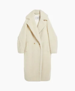 Dames Maxmara Jassen*Jas Tedgirl Wit