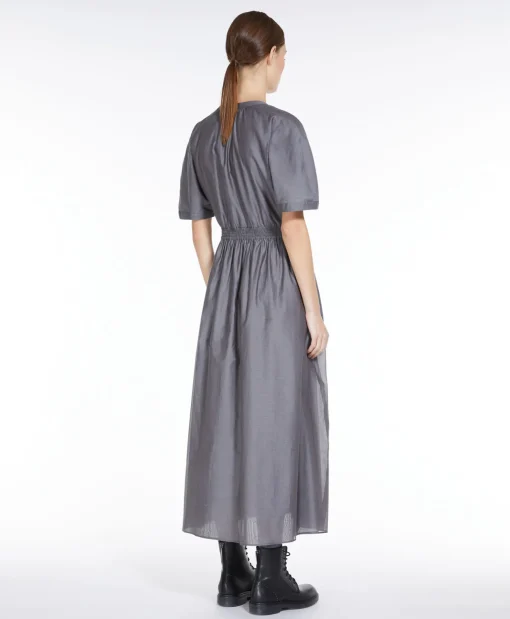 Dames Maxmara Jurken*Maxi Jurk Ribes Taupe