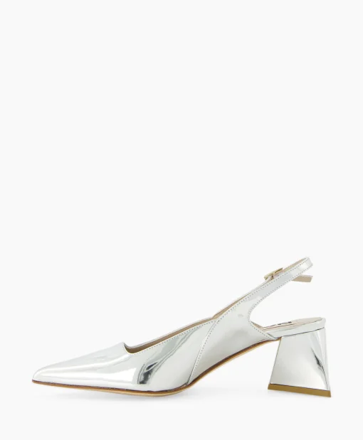 Dames Natan Schoenen Pumps*Pump Specchio Argento Zilver