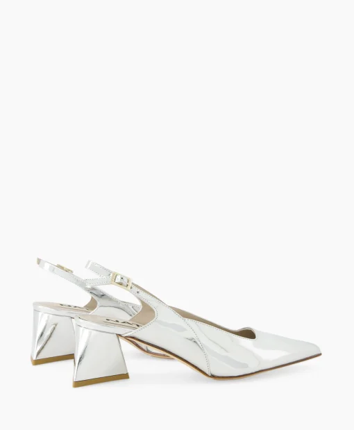Dames Natan Schoenen Pumps*Pump Specchio Argento Zilver