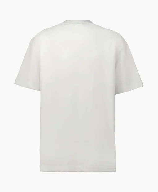 Heren Nn07 T-Shirts*T-Shirt Nat Logo Tee Wit