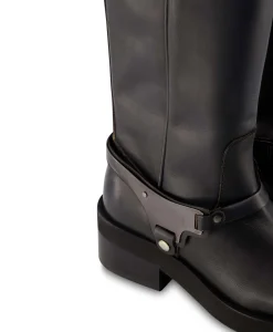 Dames Nubikk Laarzen*Lange Laars Eve Lynn Zwart