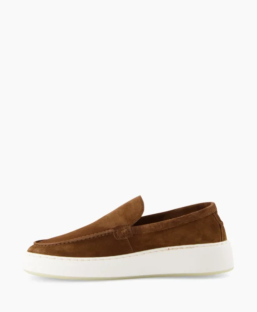 Heren Nubikk Instappers*Loafer Jiro Mio Bruin