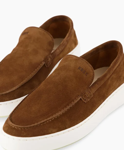 Heren Nubikk Instappers*Loafer Jiro Mio Bruin