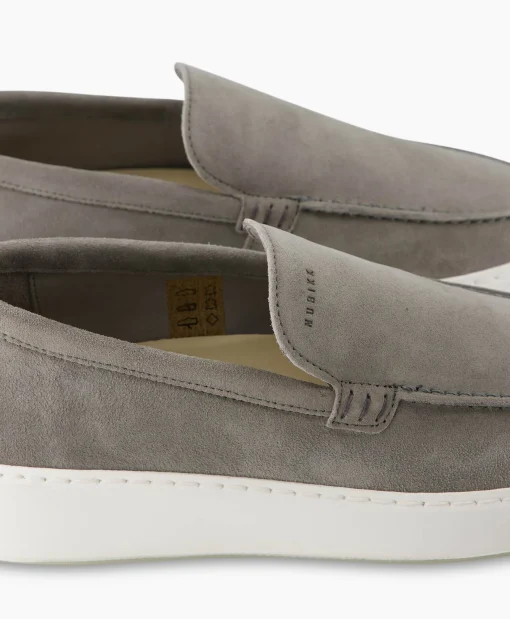 Heren Nubikk Instappers*Loafer Jiro Mio Licht Grijs
