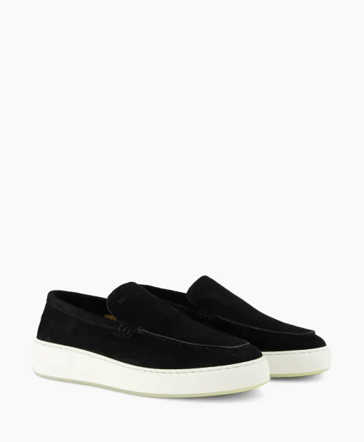 Heren Nubikk Instappers*Loafer Jiro Mio Zwart