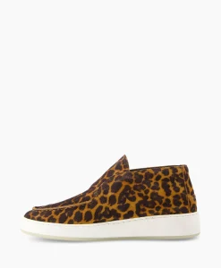 Dames Nubikk Instappers*Loafer Jiro Sua Bruin Dessin