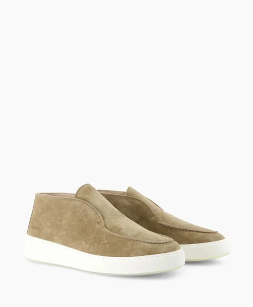 Heren Nubikk Instappers*Loafer Jiro Suo Taupe
