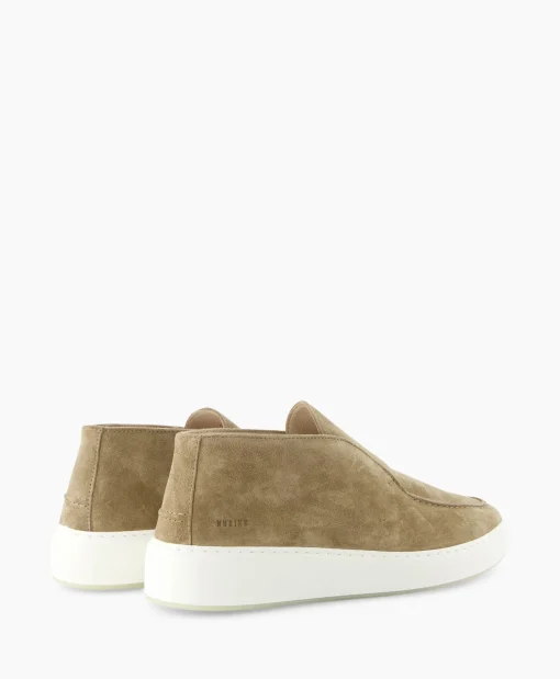 Heren Nubikk Instappers*Loafer Jiro Suo Taupe