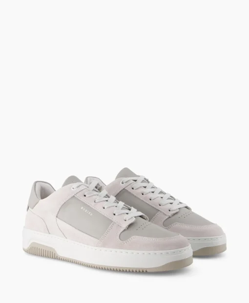 Heren Nubikk Sneakers*Sneaker Basket Court Grijs