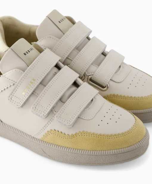 Dames Nubikk Sneakers*Sneaker Ray Straps Beige