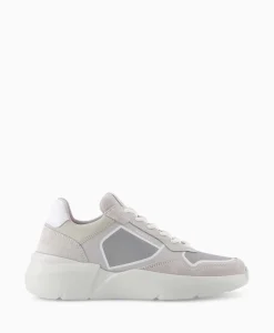 Heren Nubikk Sneakers*Sneaker Roque Road Curl Grijs