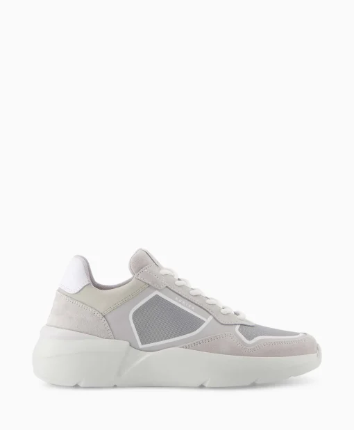 Heren Nubikk Sneakers*Sneaker Roque Road Curl Grijs