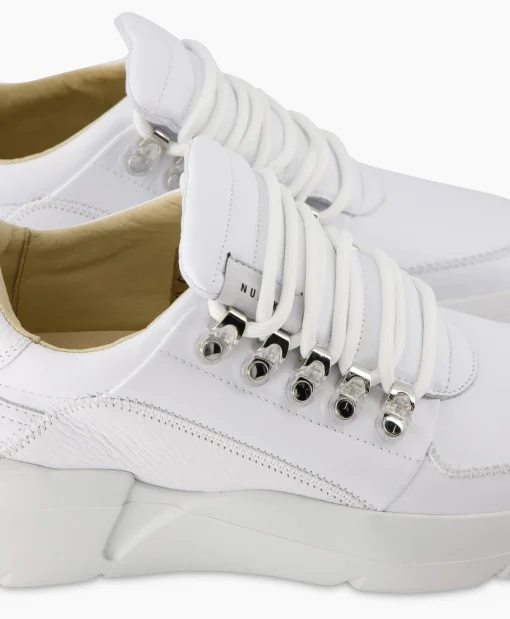 Heren Nubikk Sneakers*Sneaker Roque Roman Wit