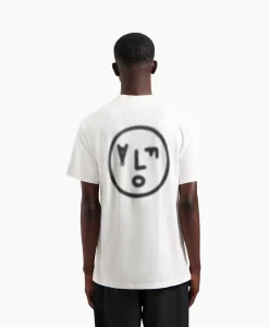 Heren Olaf Hussein T-Shirts*T-Shirt Blur Face Wit