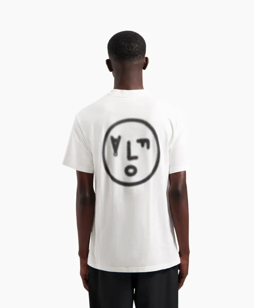 Heren Olaf Hussein T-Shirts*T-Shirt Blur Face Wit