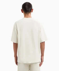Heren Olaf Hussein T-Shirts*T-Shirt Korte Mouw Studio Off White