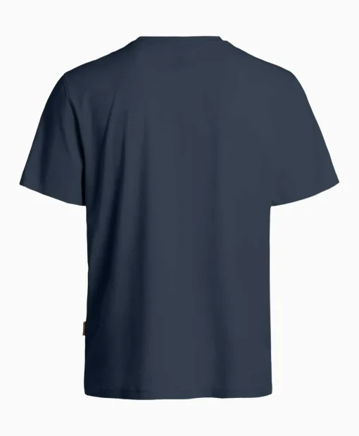 Heren Parajumpers T-Shirts*T-Shirt Korte Mouw Mojave Donker Blauw