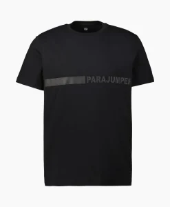 Heren Parajumpers T-Shirts*T-Shirt Korte Mouw Space Zwart