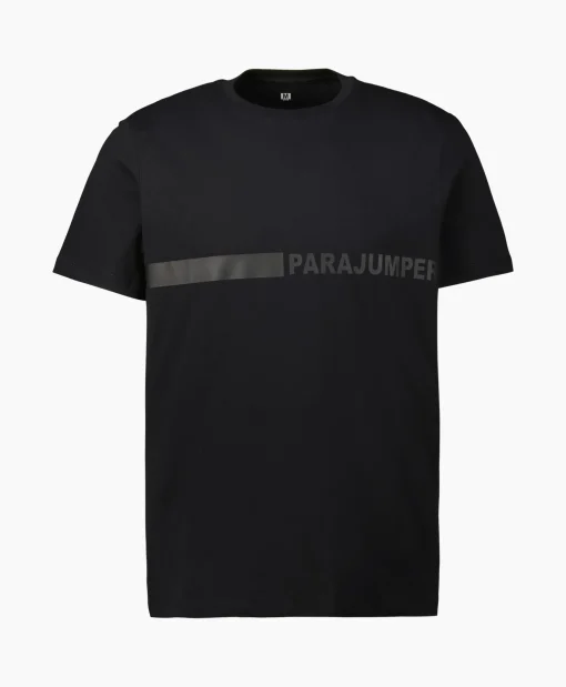 Heren Parajumpers T-Shirts*T-Shirt Korte Mouw Space Zwart
