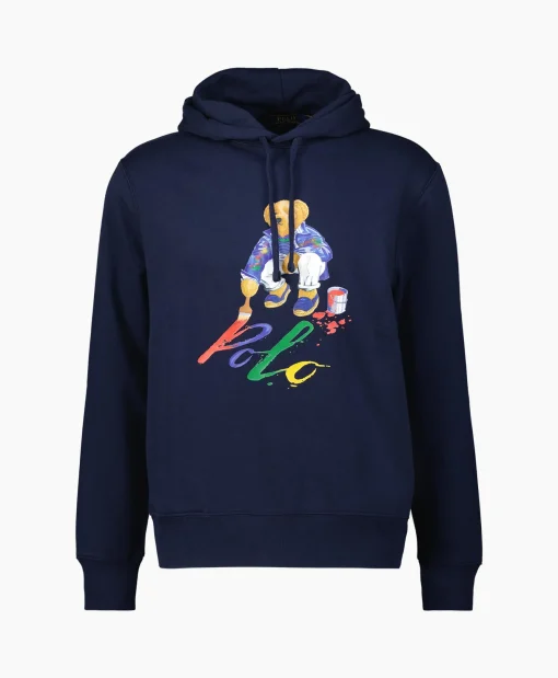 Heren Ralph Lauren Truien*Hoodie Pain Bear Donker Blauw