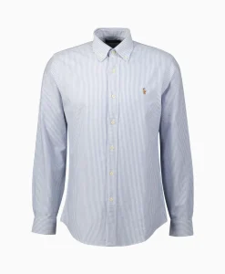 Heren Ralph Lauren Overhemden*Overhemd Classic Oxford Blauw