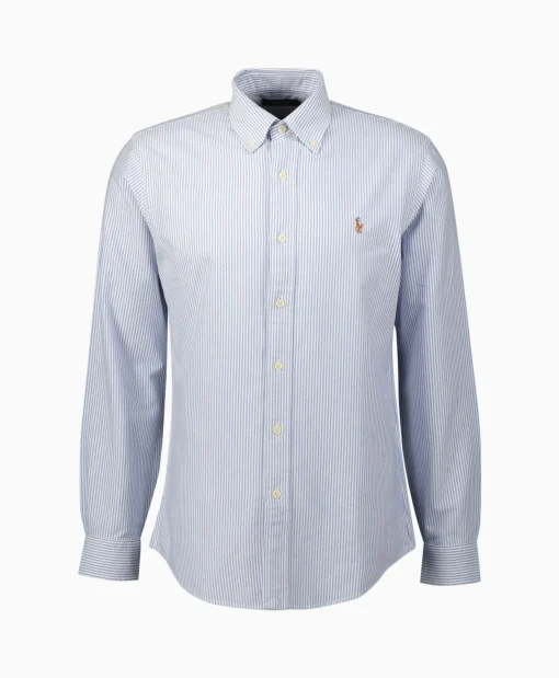 Heren Ralph Lauren Overhemden*Overhemd Classic Oxford Blauw