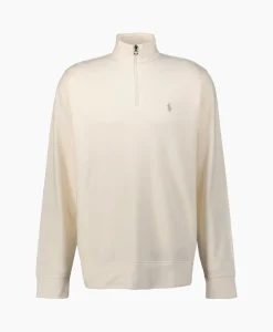 Heren Ralph Lauren Truien*Pullover Double Knit Jersey Ecru