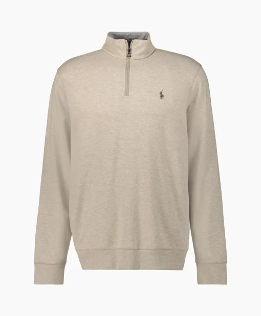 Heren Ralph Lauren Truien*Pullover Double Knit Jersey Beige