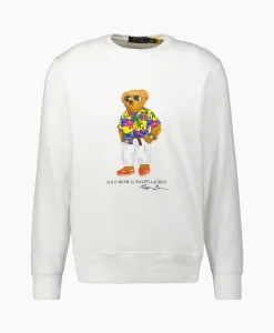 Heren Ralph Lauren Truien*Sweater Graphic Fleece Wit