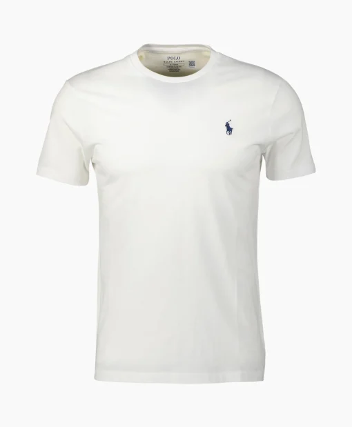 Heren Ralph Lauren T-Shirts*T-Shirt Korte Mouw Short Sleeve Wit