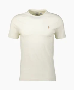 Heren Ralph Lauren T-Shirts*T-Shirt Korte Mouw Short Sleeve Zand