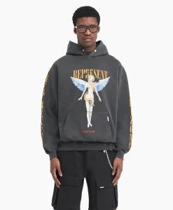 Heren Represent Truien*Hoodie Reborn Zwart