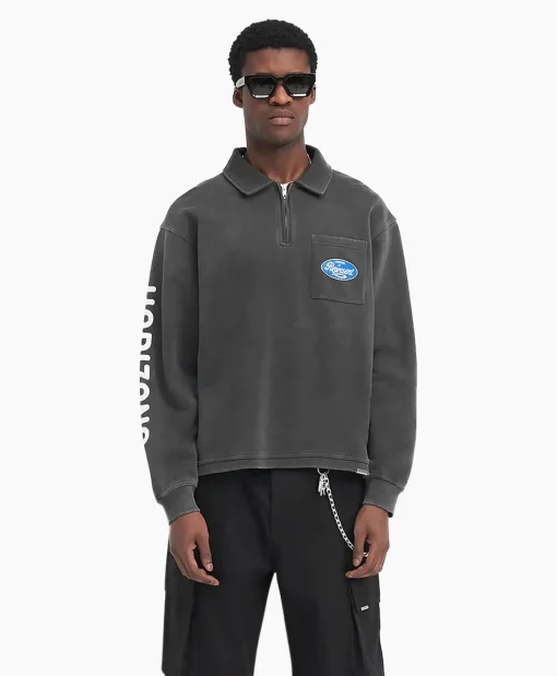Heren Represent Truien*Pullover Classic Part Quarter Zip Zwart